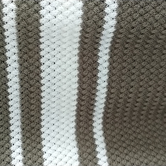 Talbot's Basket Weave Sweater - Stripe  L - Picture 9 of 15